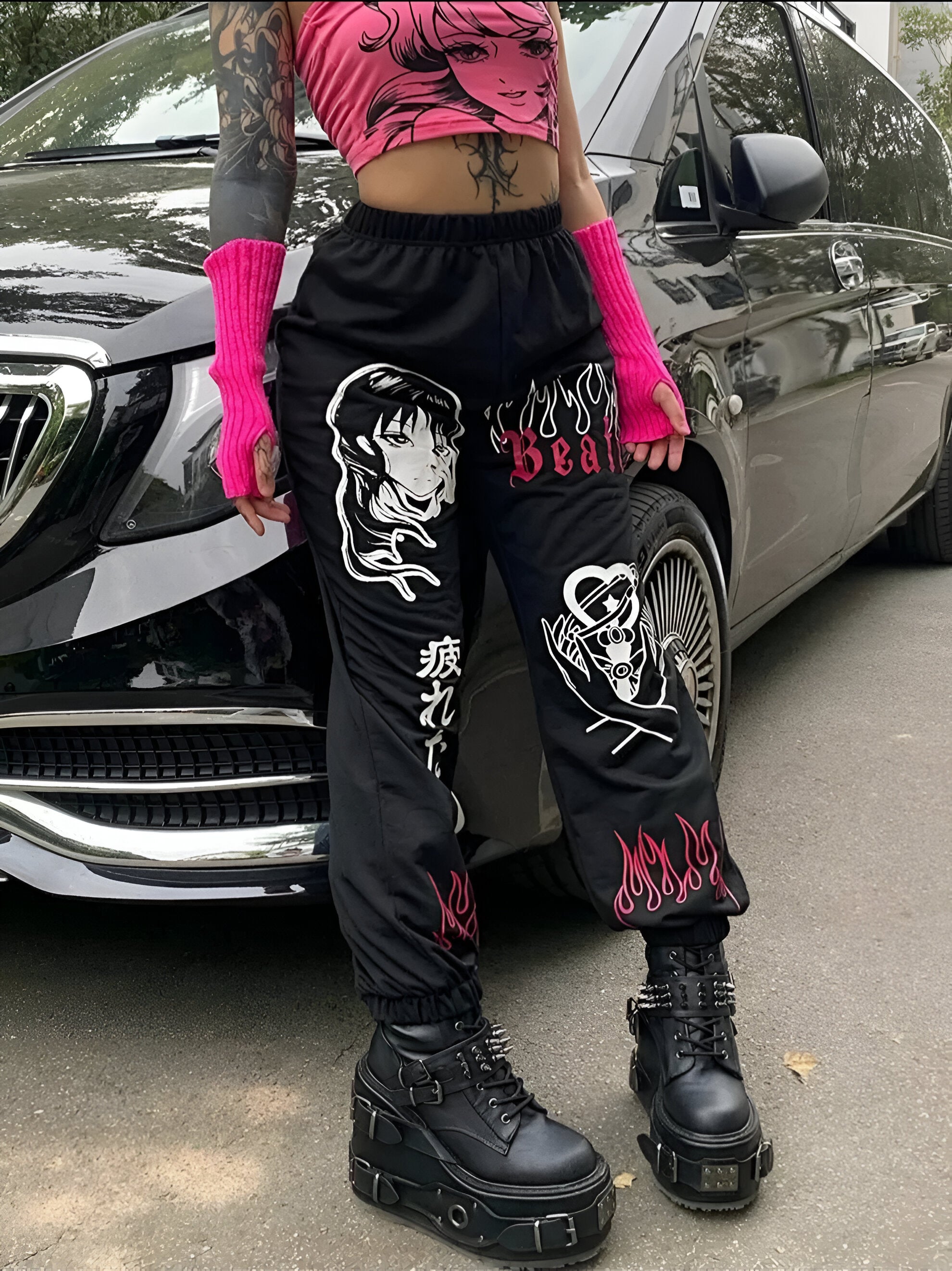 y2k black bottom